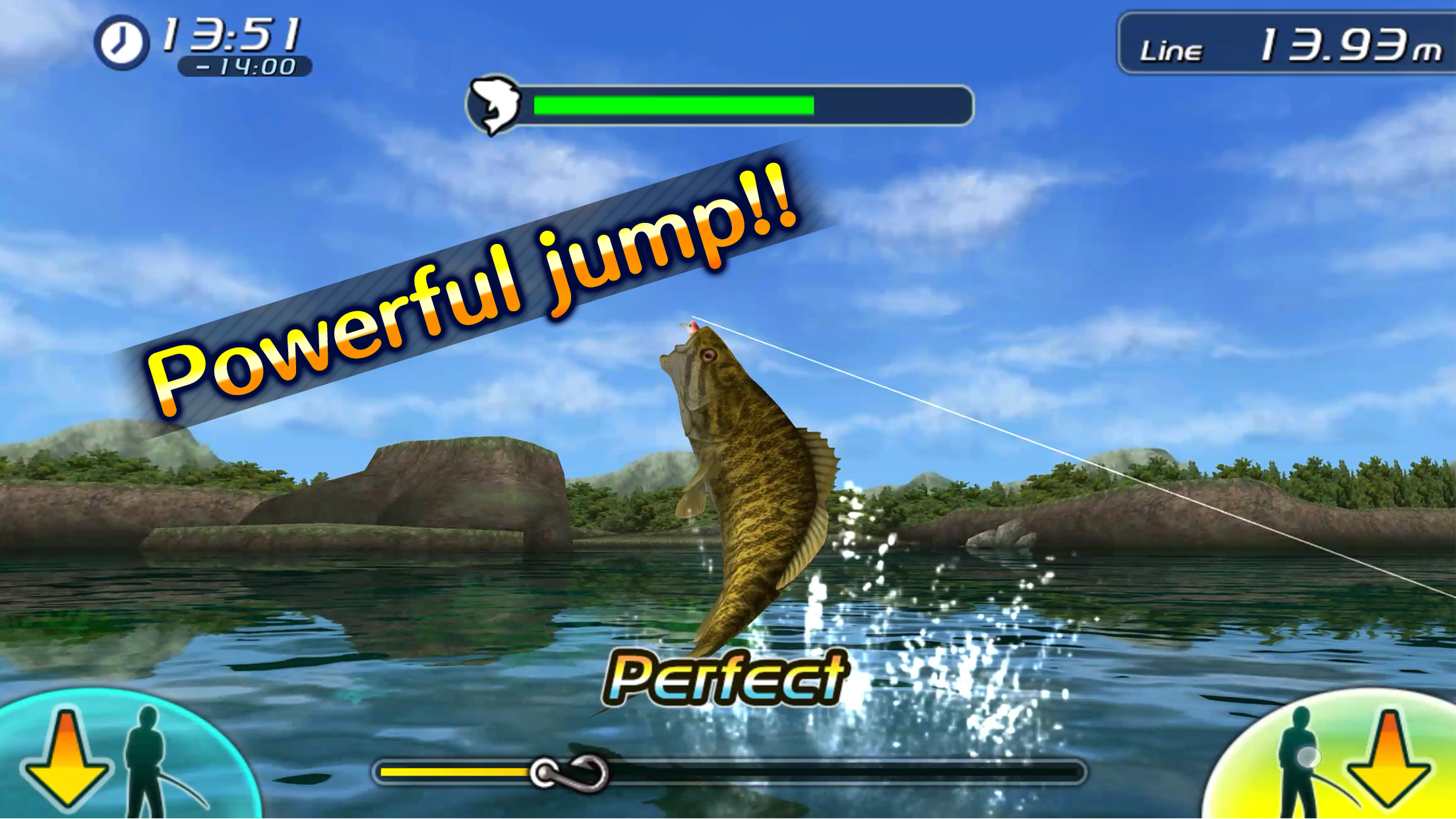 Bass Fishing 3D II Game Screenshot