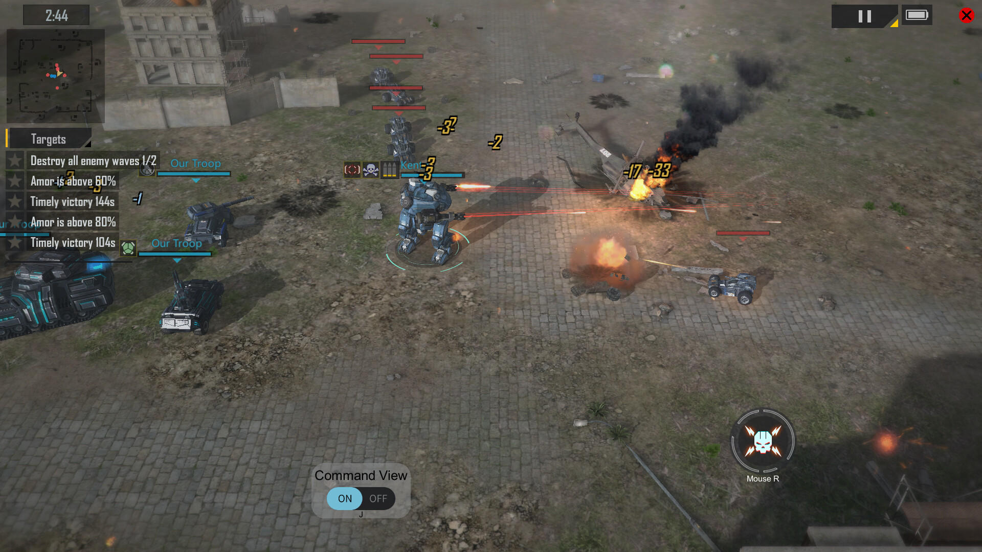 DeathGearX ゲームのスクリーンショット