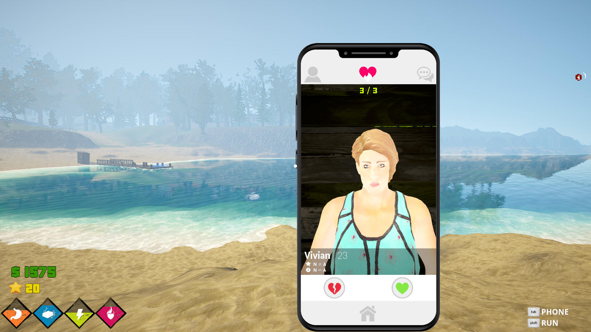 Screenshot of Dating Simulator