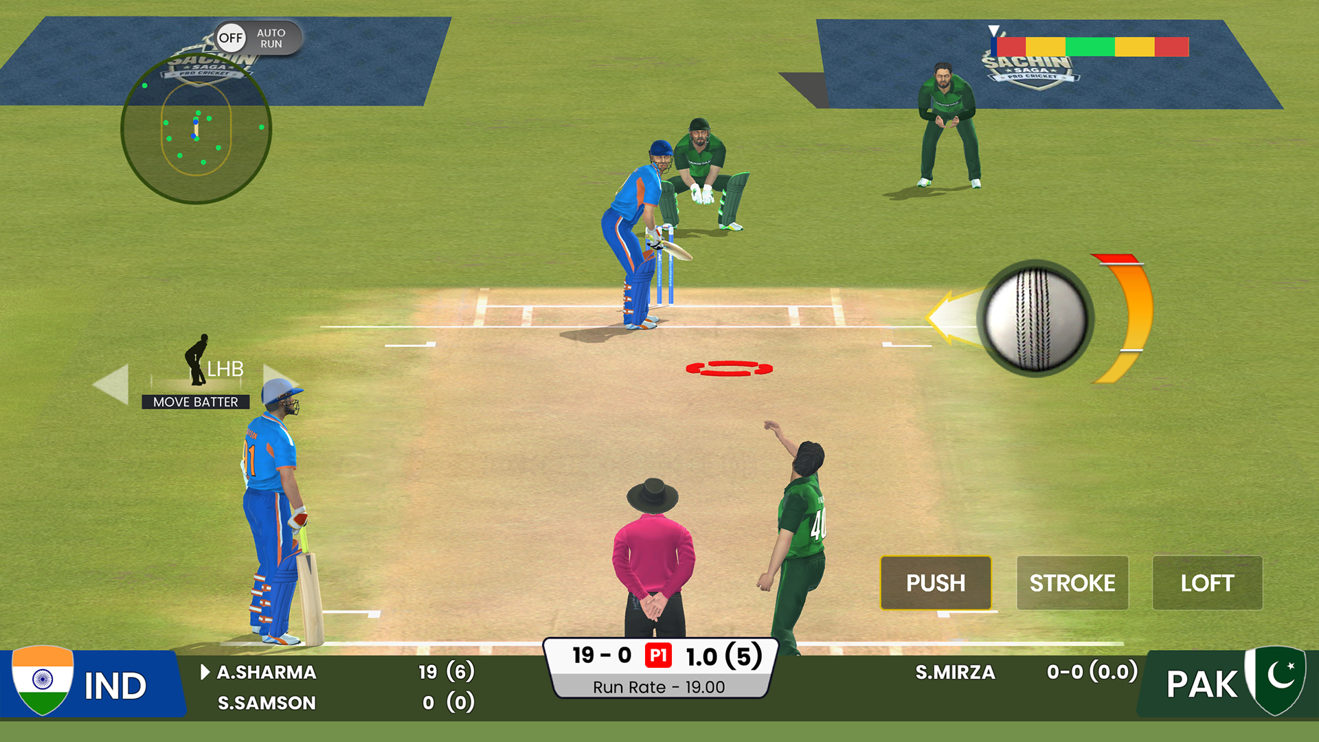 Sachin Saga Pro Cricket Game Screenshot