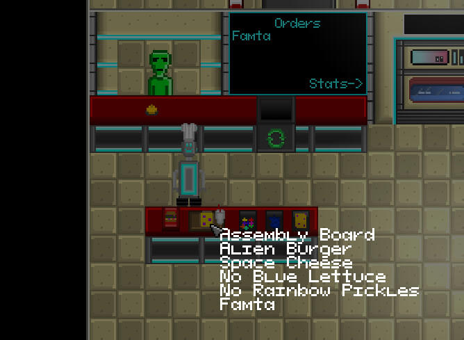 Screenshot of Alien Cafe