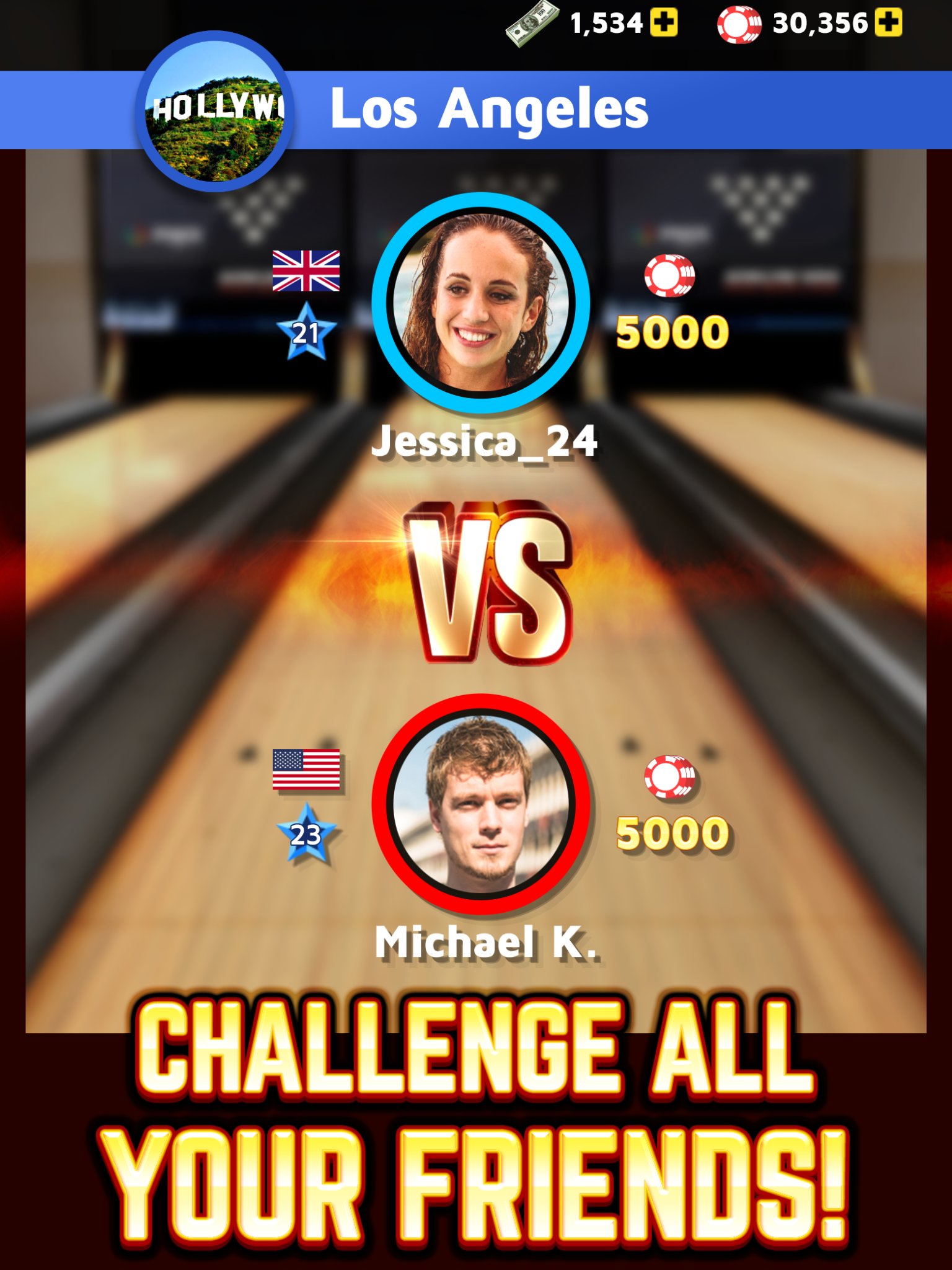 Bowling King Game Screenshot