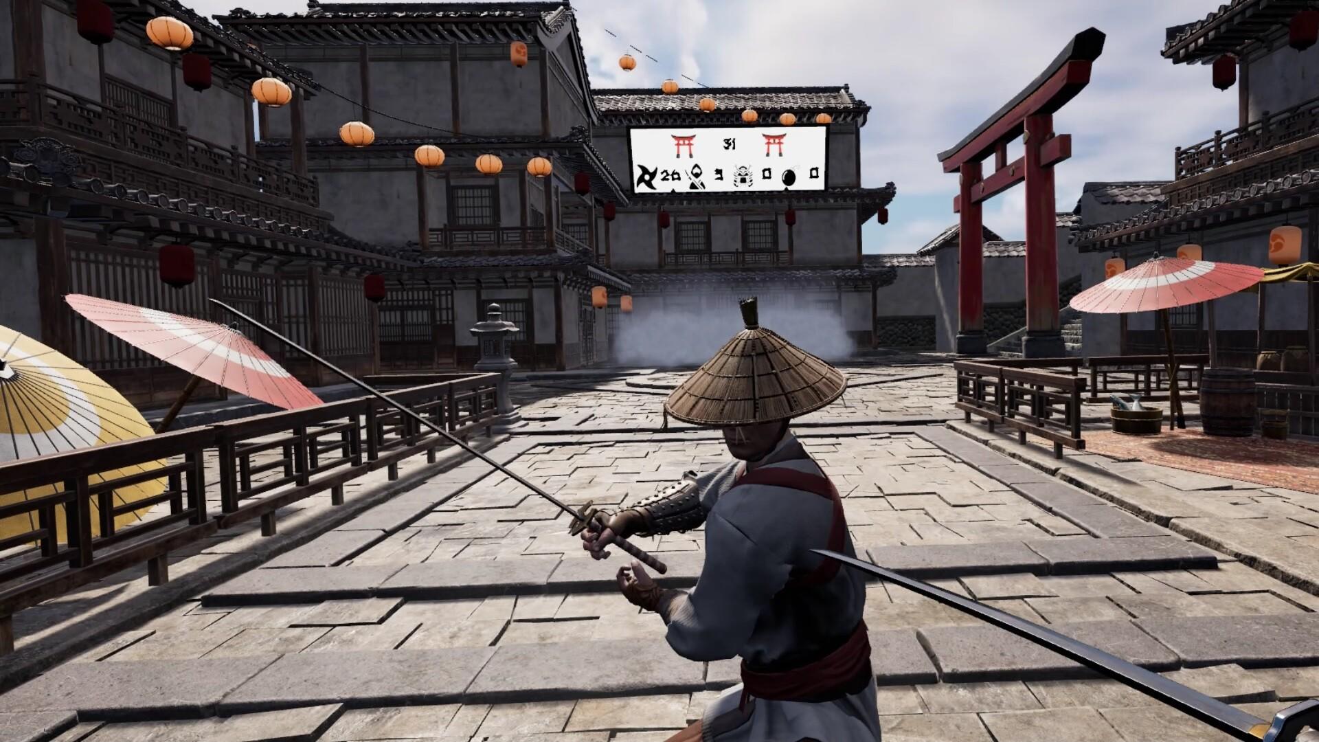 Cuplikan Layar Game Samurai VR