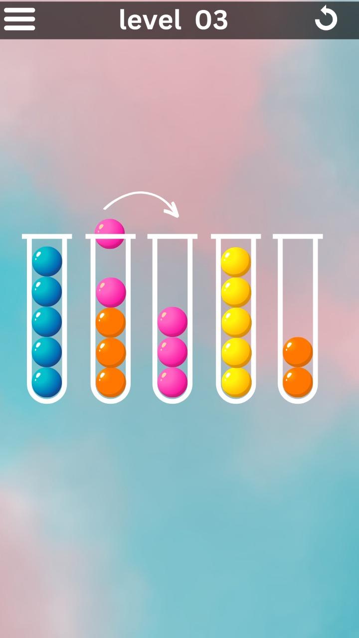 Colour Ball Puzzle - 2023 Game Screenshot