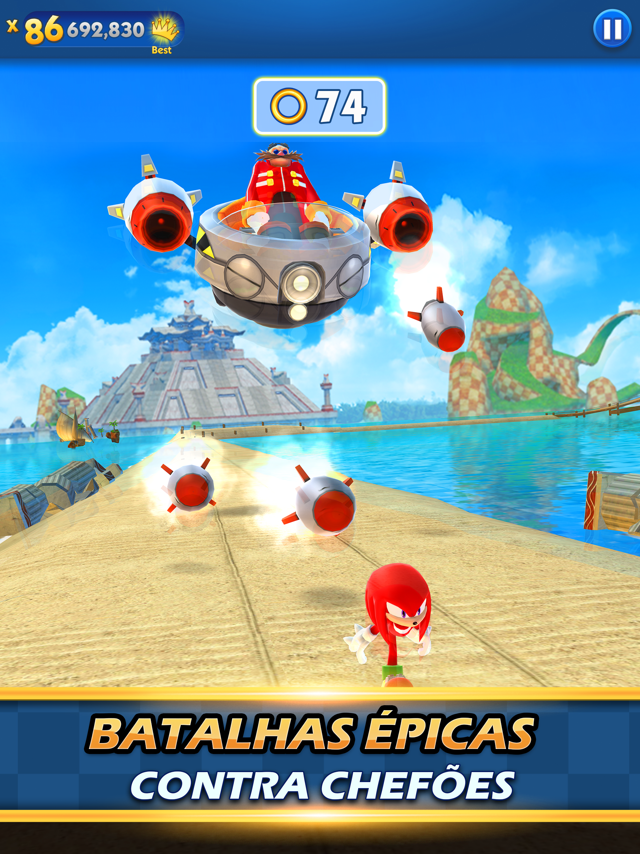 Captura de Tela do Jogo Sonic Dash: Endless Rush