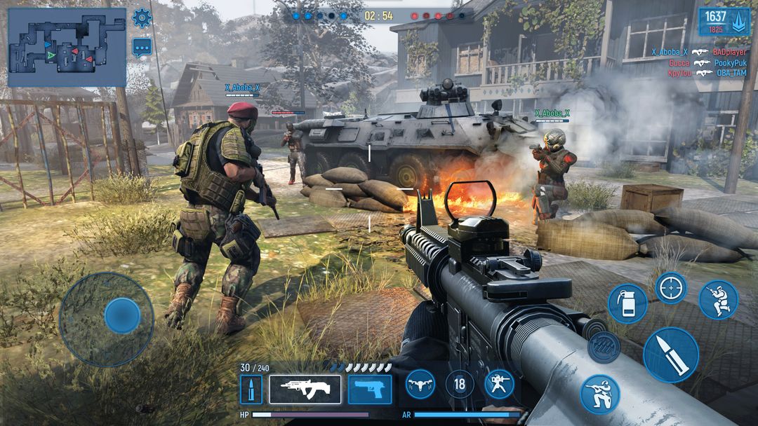 Screenshot of War gun: Army games simulator