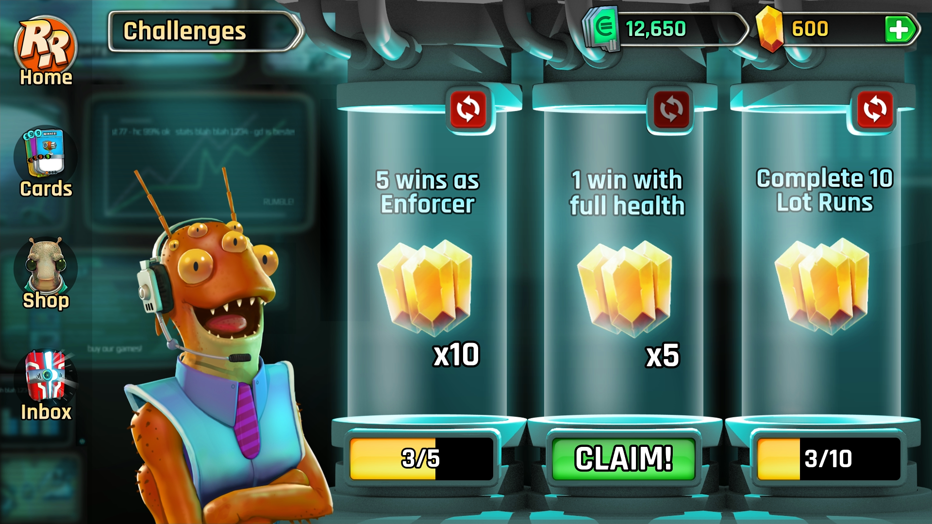 Rocket Rumble (Unreleased) Game Screenshot