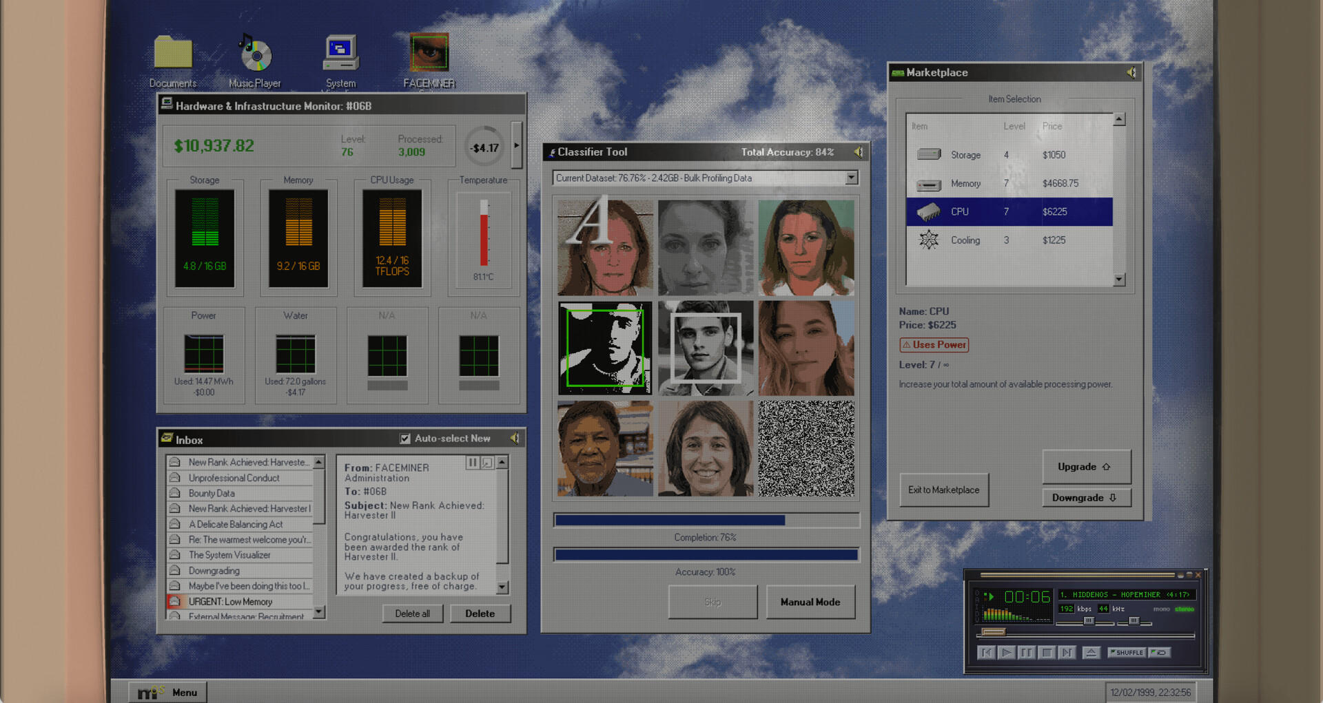 FACEMINER Game Screenshot