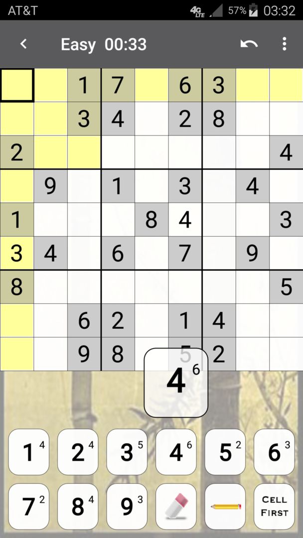 Screenshot of Sudoku