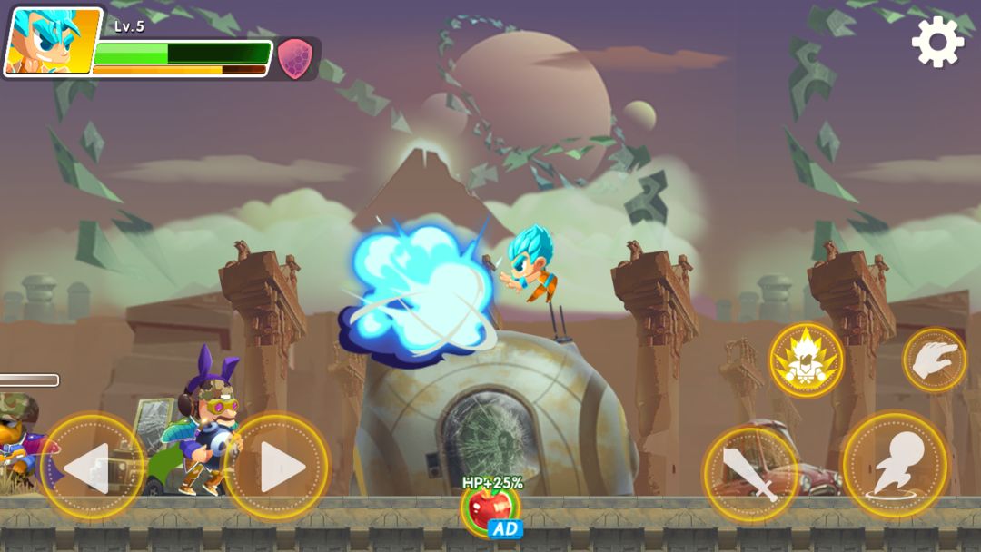 Screenshot of Dragon Z Quest Action RPG