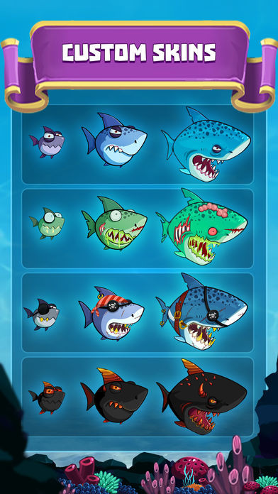 Screenshot of EatMe.io:  Hungry Fish Attack!