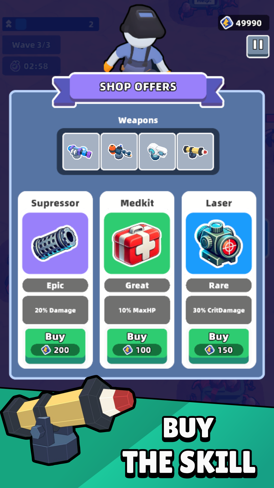 Troops VS Aliens Game Screenshot