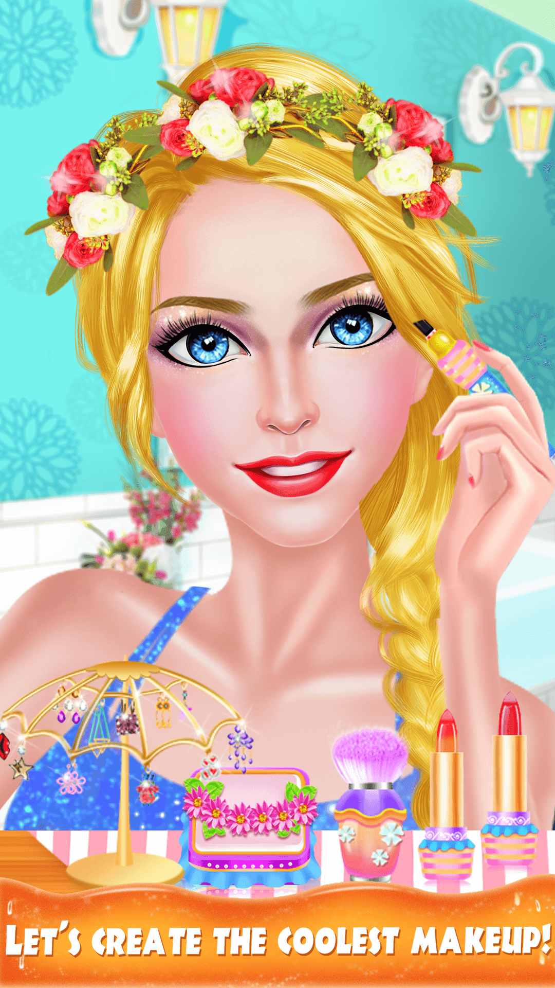 High School Water Park Salon Game Screenshot