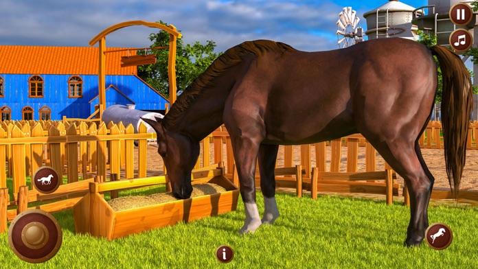 Captura de Tela do Jogo Wild Horse Stable: Horse Games