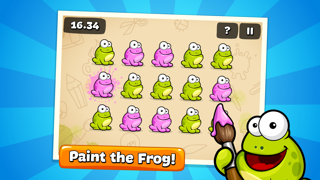 Tap the Frog HD Game Screenshot
