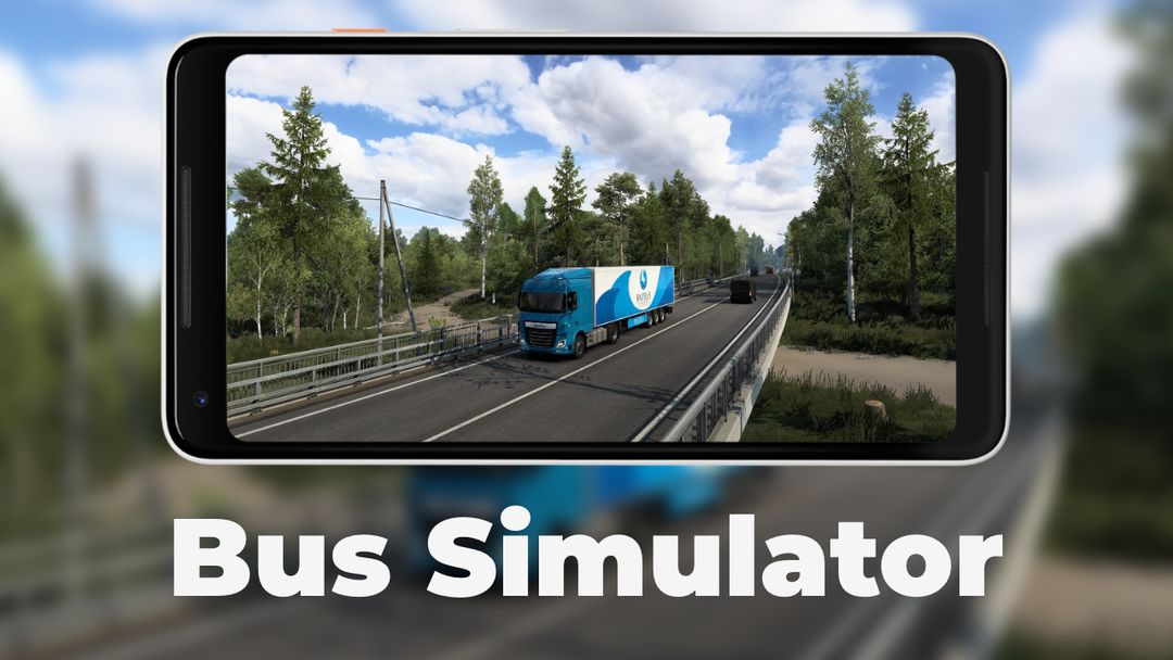Professional bus and truck driver screenshot game