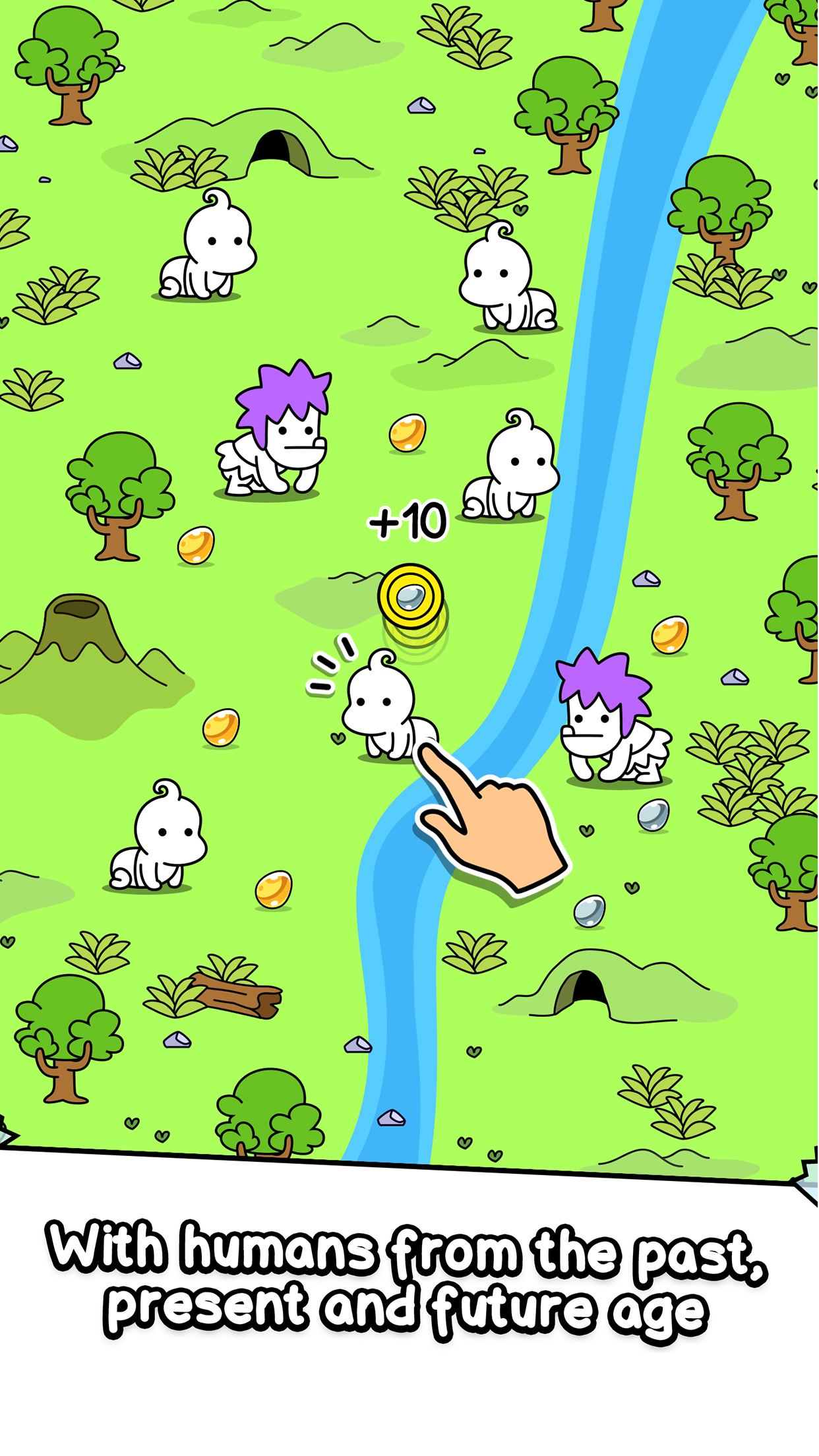 Скриншот игры Human Evolution: Merge Game