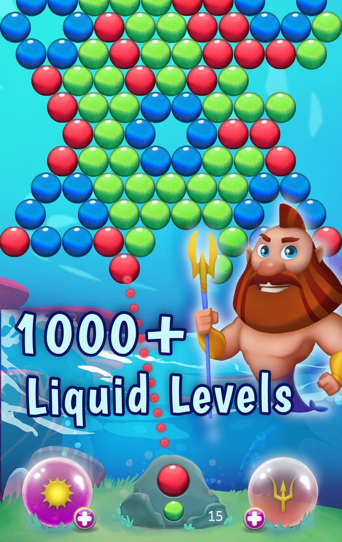 Aqua Bubble Pop screenshot game