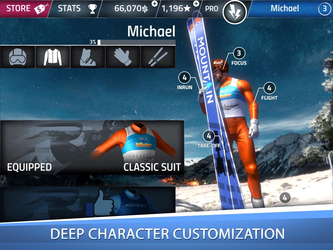 Screenshot of Ski Jumping Pro