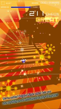 Cuplikan Layar Game Groove Coaster 2