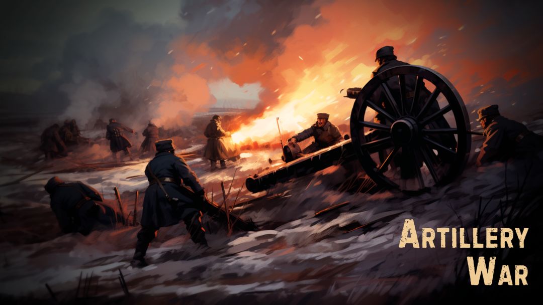 Screenshot of Artillery & War: WW2 War Games