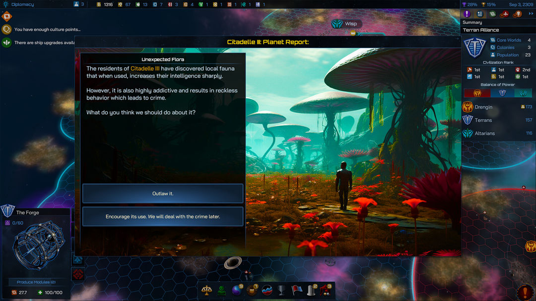 Screenshot of Galactic Civilizations IV