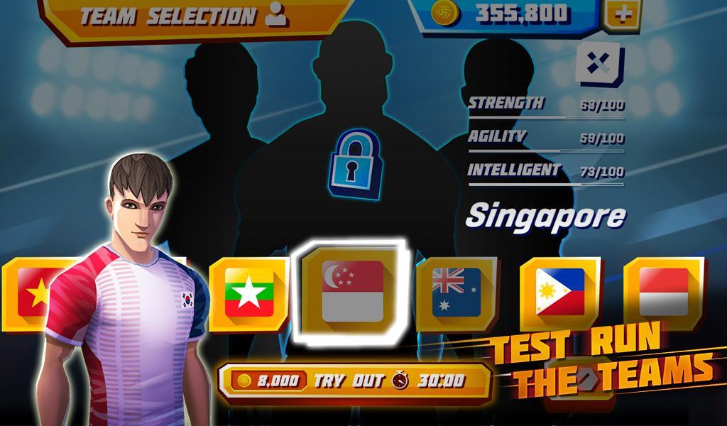 Roll Spike Sepak Takraw ภาพหน้าจอเกม