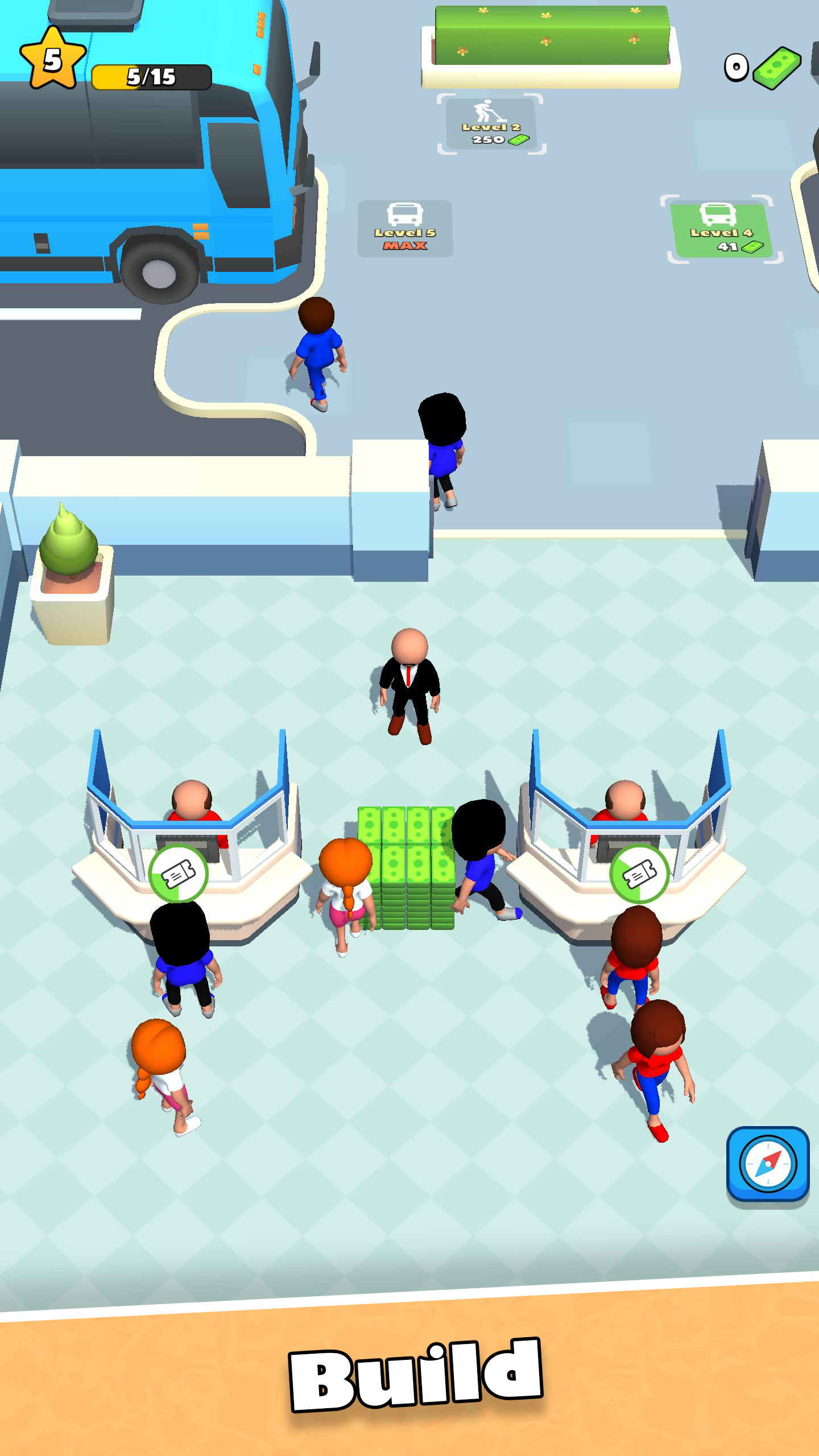 Bus Terminal Manager Game Screenshot