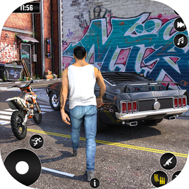 Streets Of Destiny : Real Vegas Crime City Racer Gangster Theft Auto V Open  World Car Driving Sim