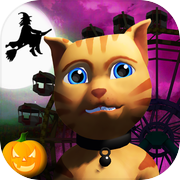 Taman Hiburan Kucing Halloween 3D