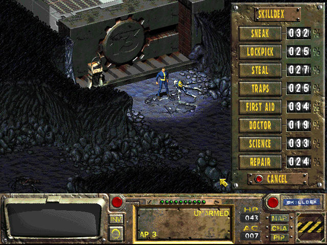 Screenshot of Fallout: A Post Nuclear Role Playing Game