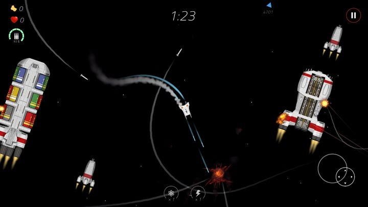 Screenshot 1 of 2 Minutes in Space: Missiles! 2.1.1