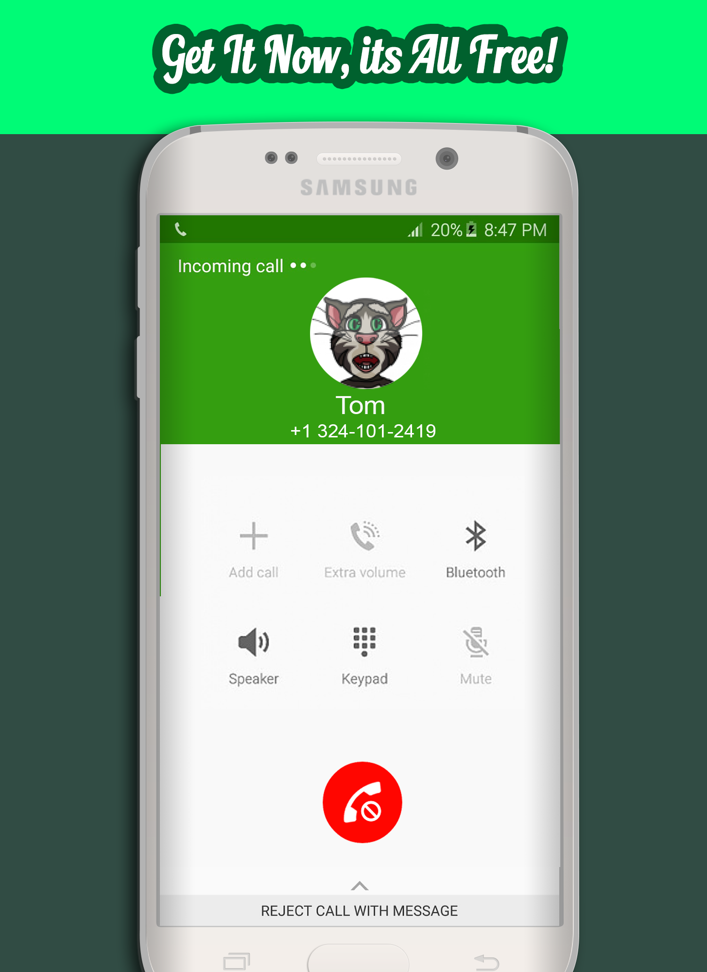 Call From Talking Tom 게임 스크린샷