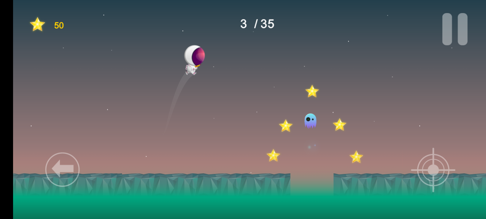 Space Jump Game Screenshot