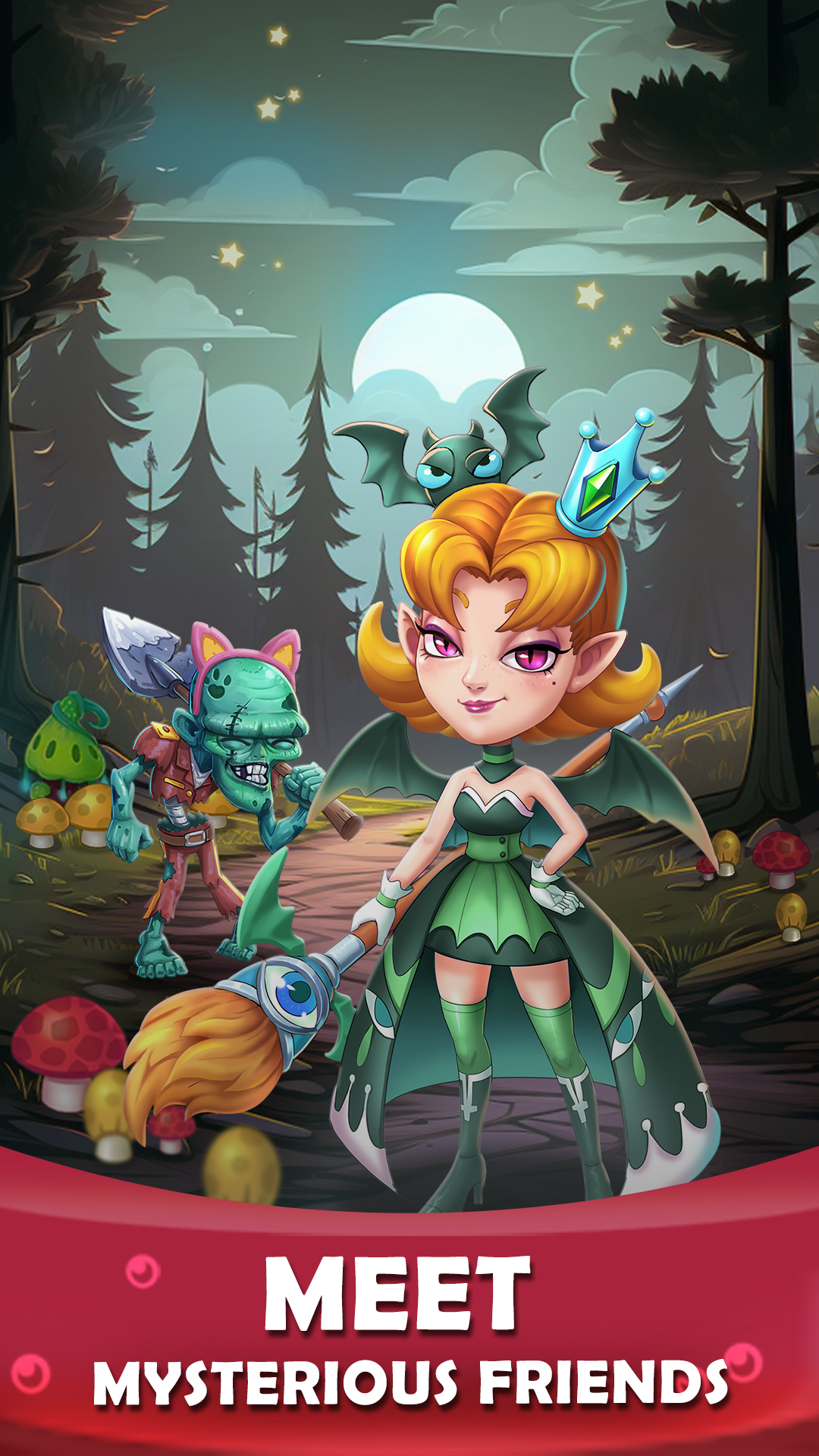 Spookyville - Merge Game Game Screenshot