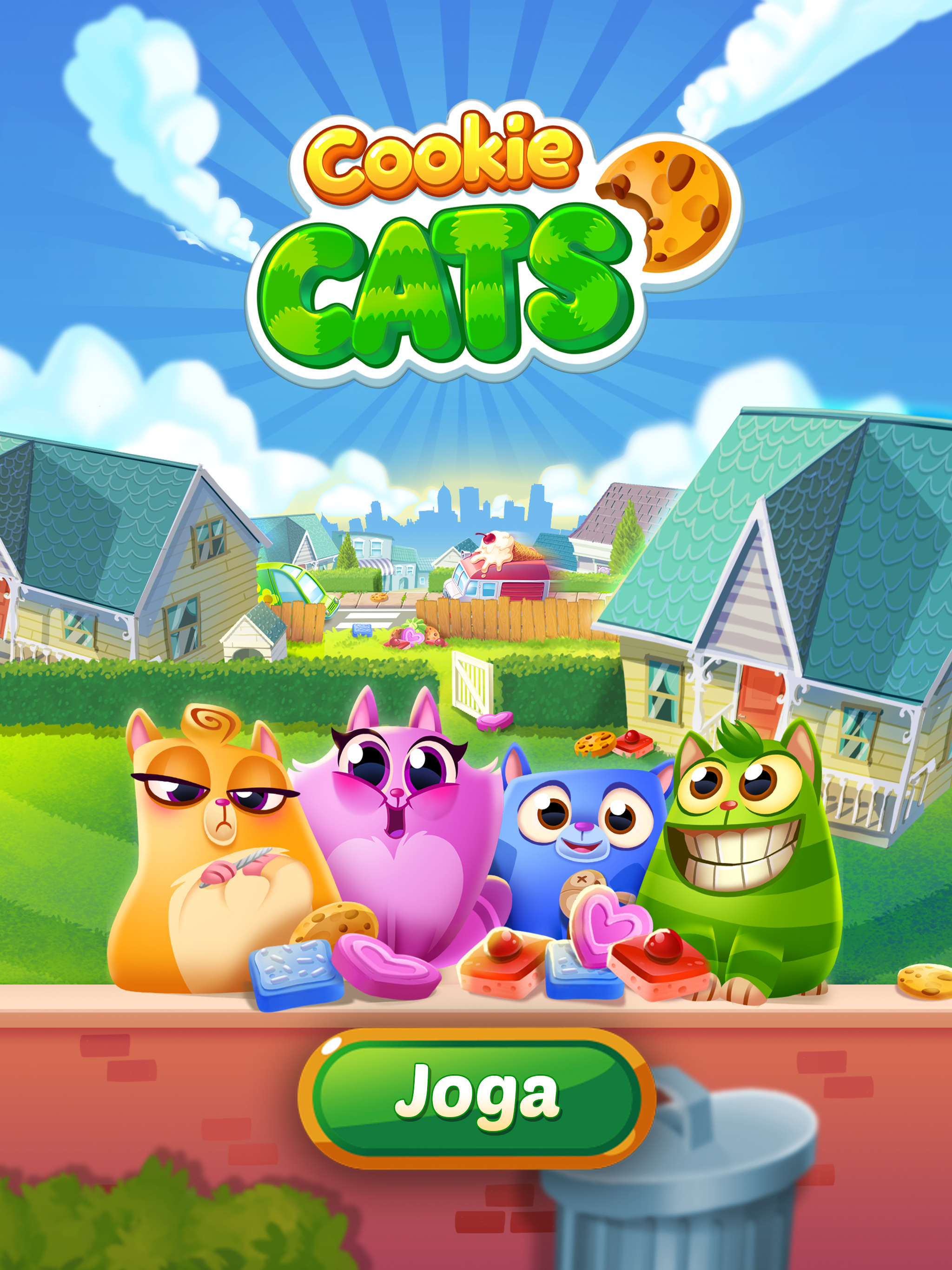 Captura de Tela do Jogo Cookie Cats