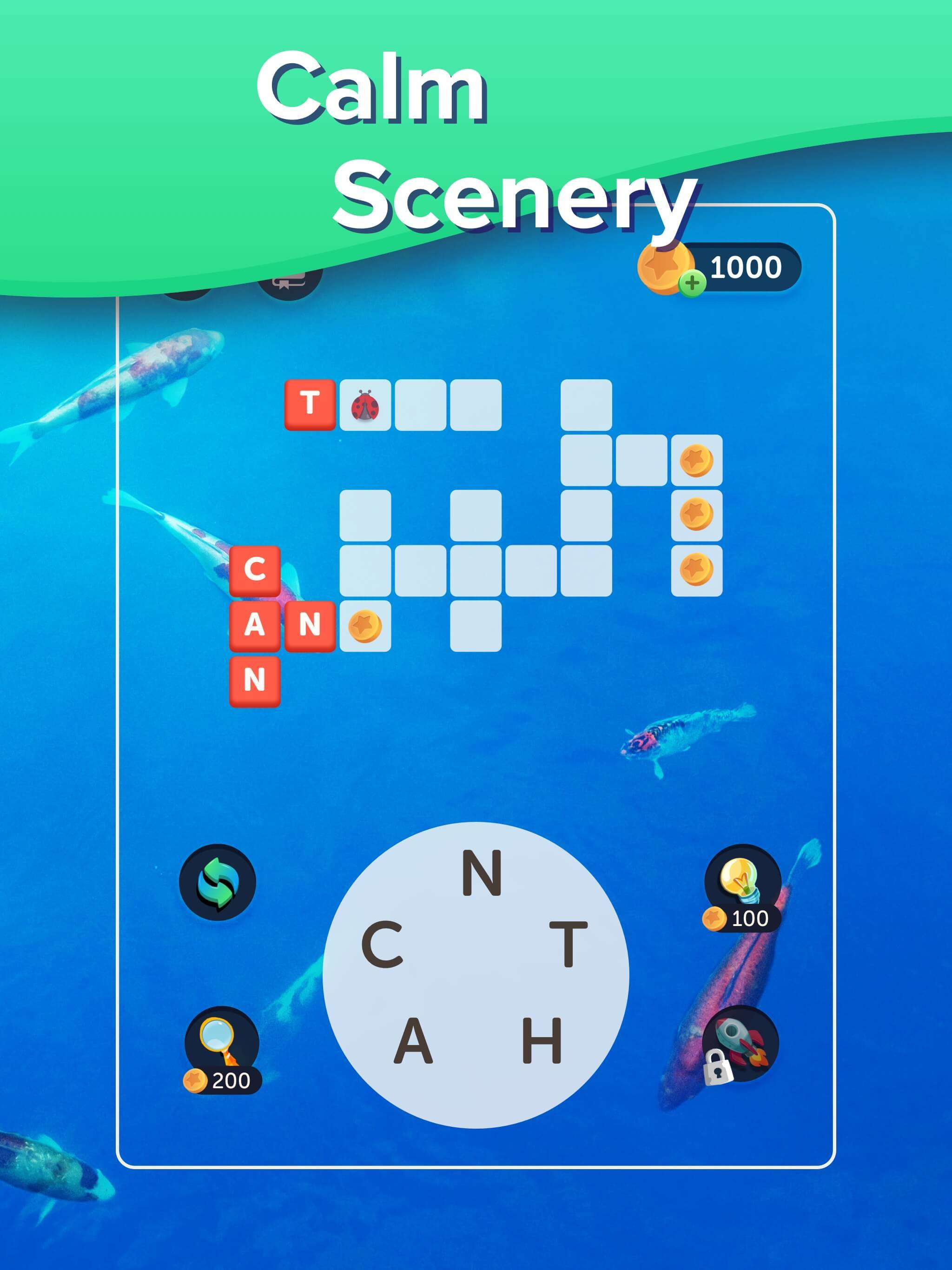 Puzzlescapes Word Search Games ภาพหน้าจอเกม