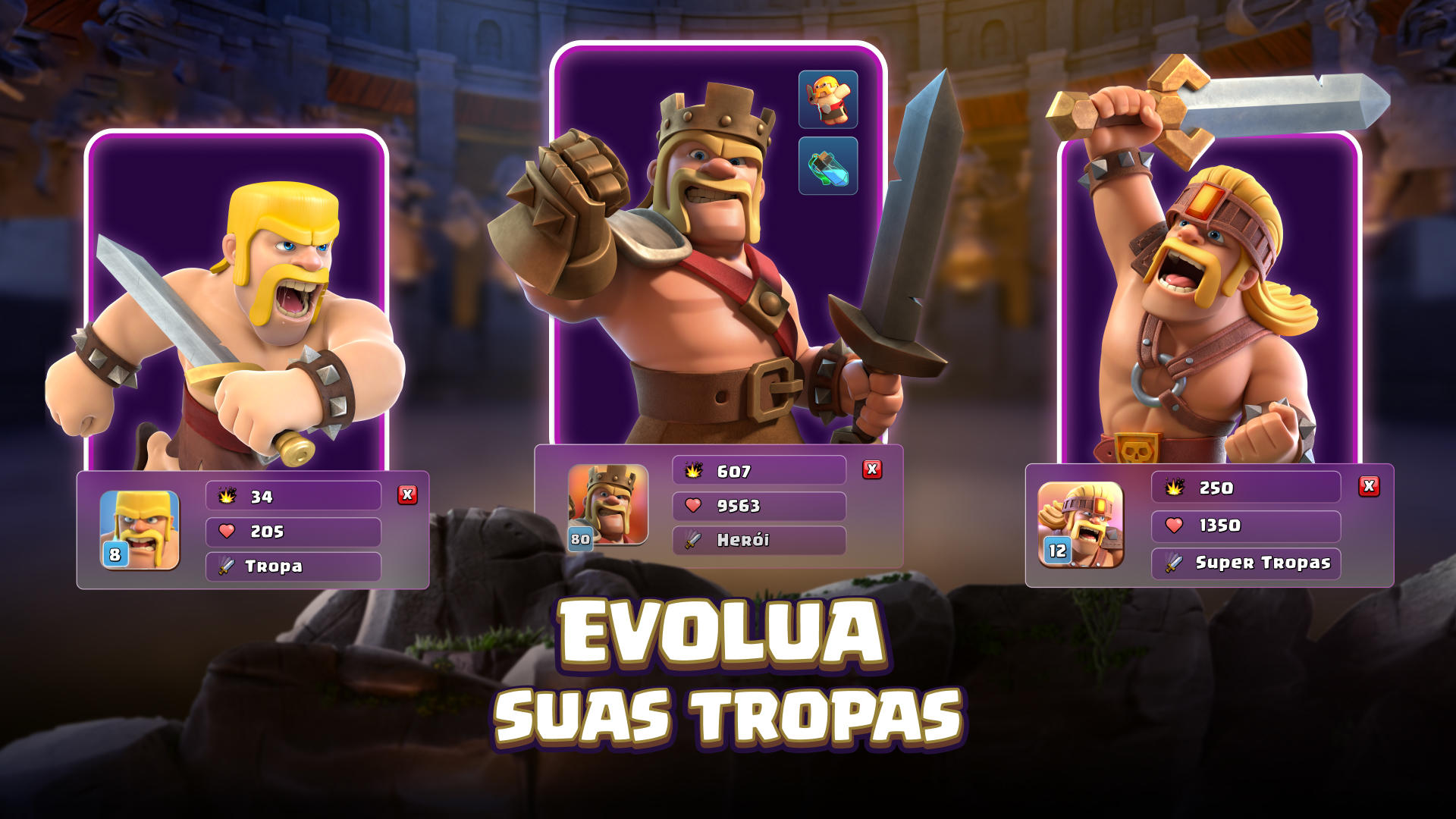 Captura de Tela do Jogo Clash of Clans