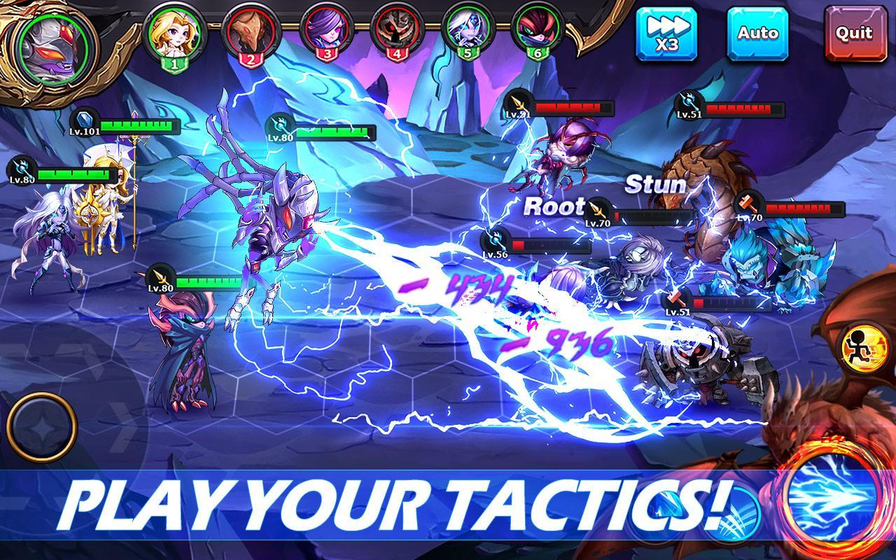 Runelords Arena: Turn-based Tactics Idle Hero RPG Game Screenshot