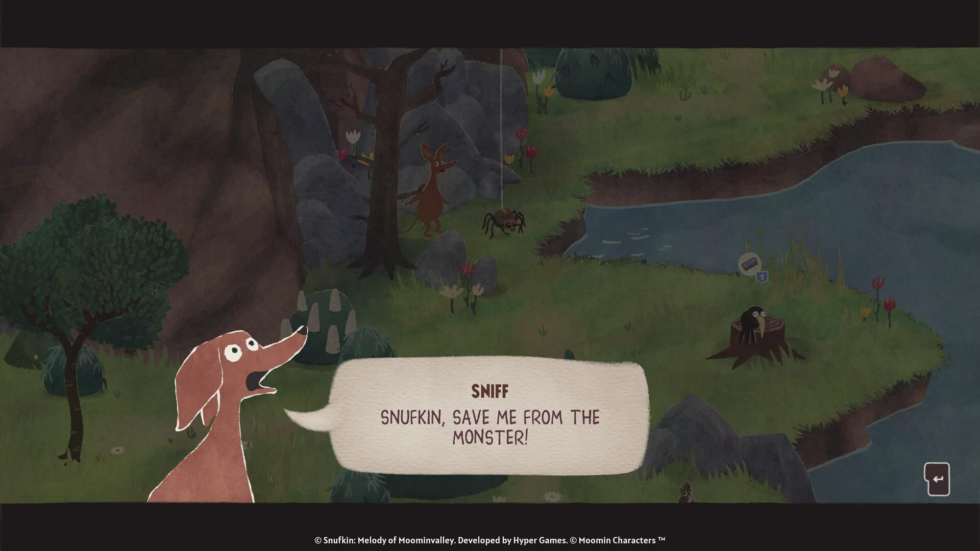 Snufkin: Melody of Moominvalley screenshot game
