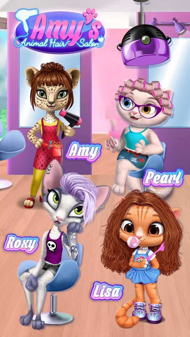 Screenshot of Amy's Animal Hair Salon