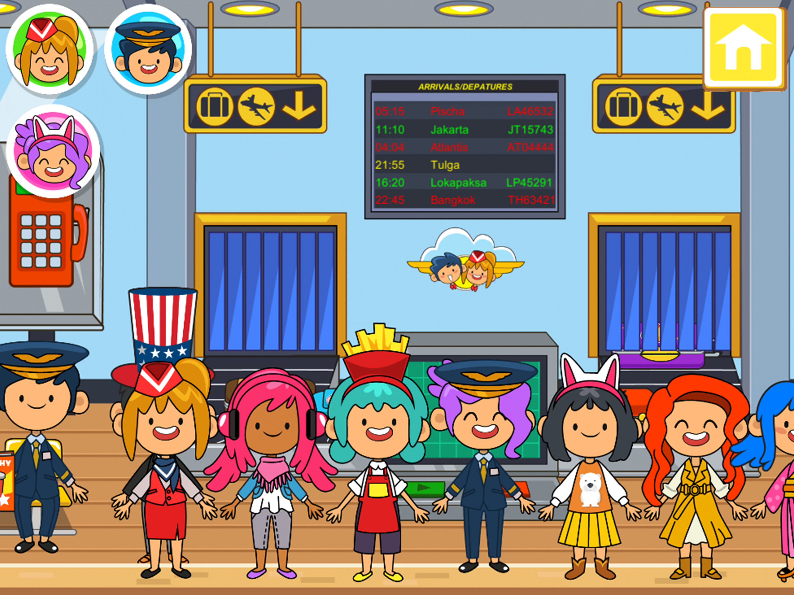 My Pretend Airport Travel Town ภาพหน้าจอเกม