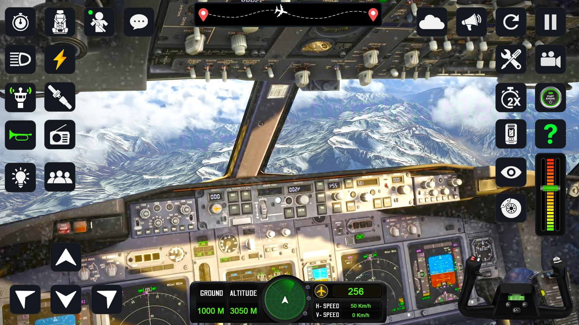 Cuplikan Layar Game Airplane Flying Pilot Games