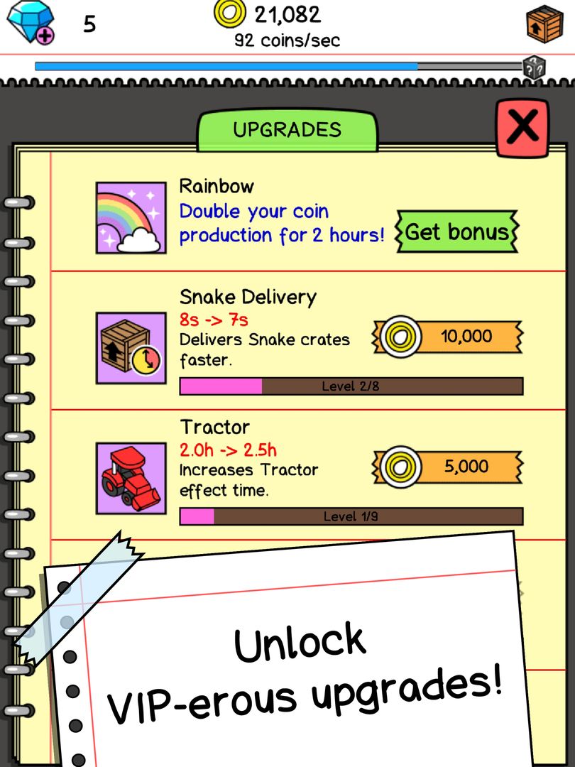 Snake Evolution: Idle Merge IO screenshot game