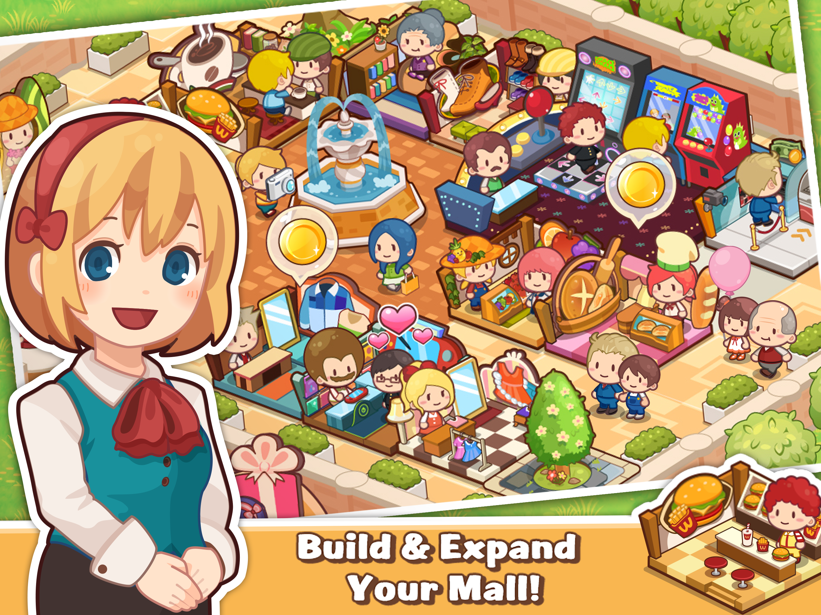 Happy Mall Story: Sim Game Game Screenshot