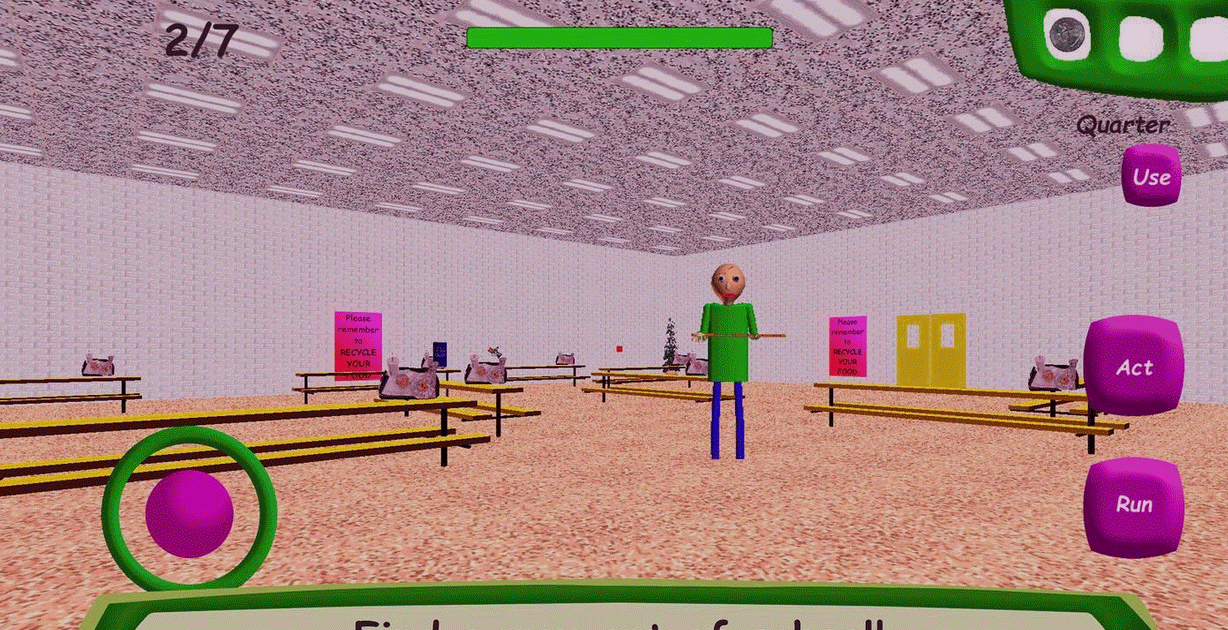 Baldy’s Basix in Education School Game Screenshot