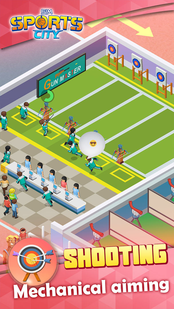 Screenshot of Sim Sports City - Tycoon Game