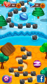 Cuplikan Layar Game Candy Garden 2:Match 3 Puzzle
