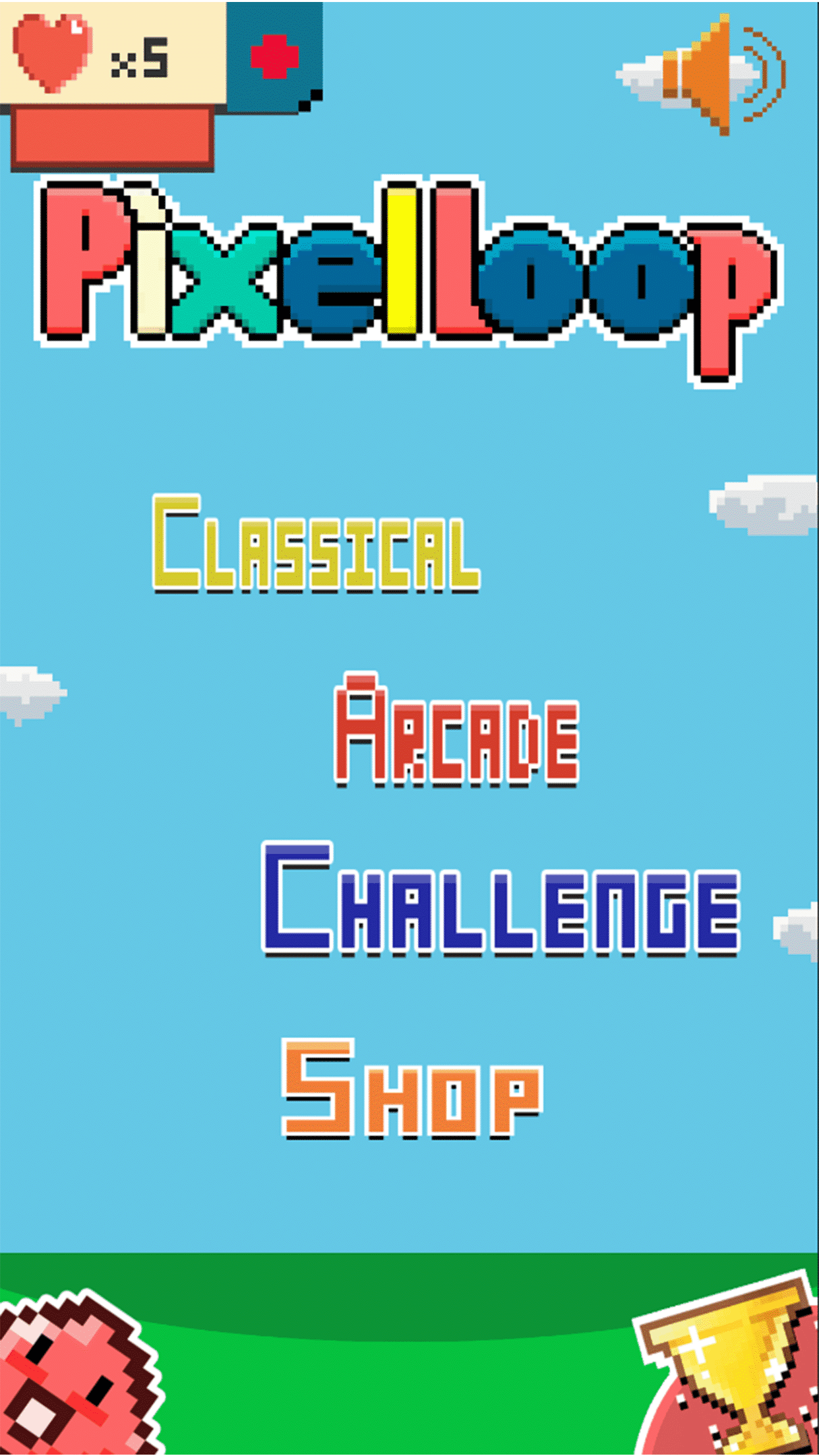 Pixel Color Loop Game Screenshot