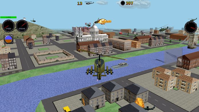 Screenshot of RC Helicopter 3D simulator